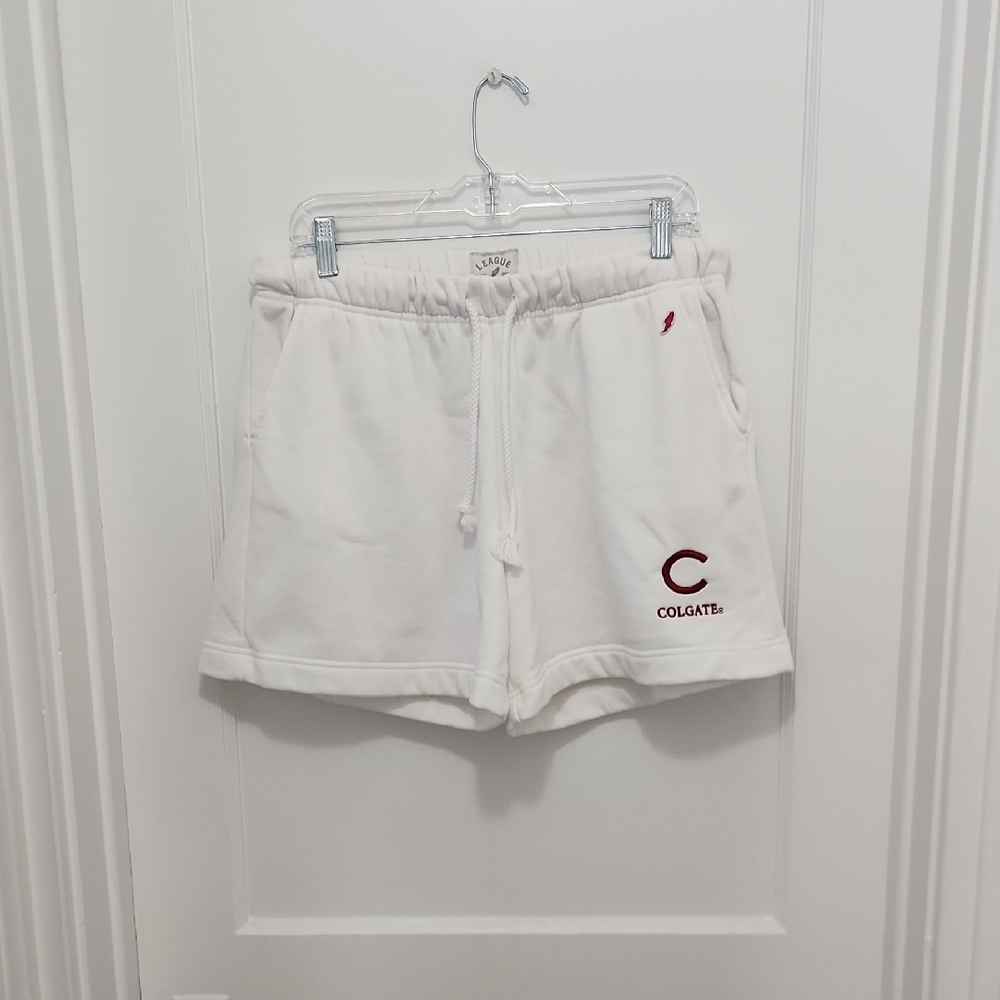Colgate University White Women's League Brand Shorts Size Large
